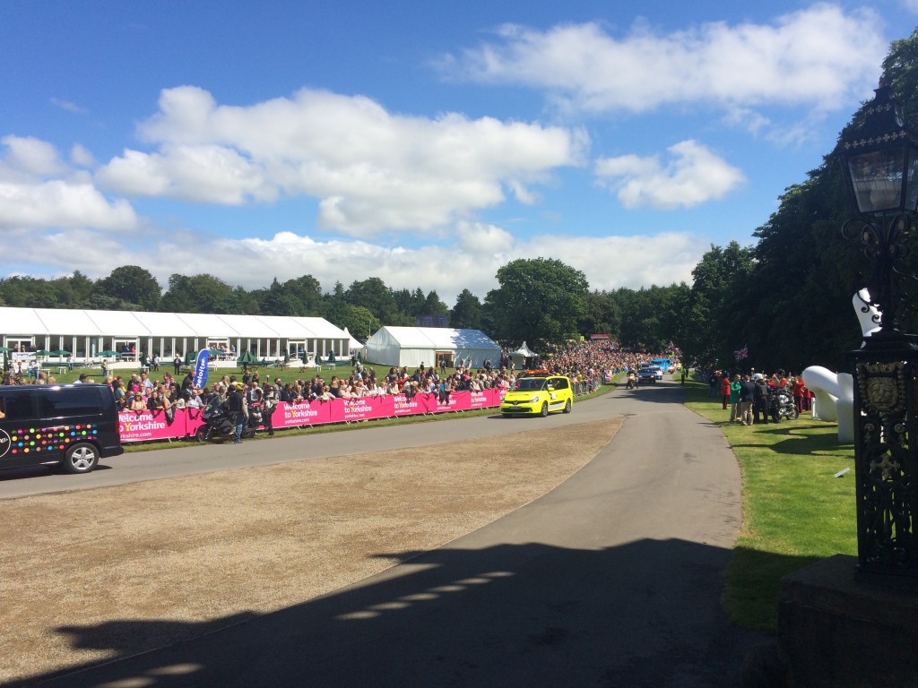 Crowds at Harewood House for Le Grand Depart