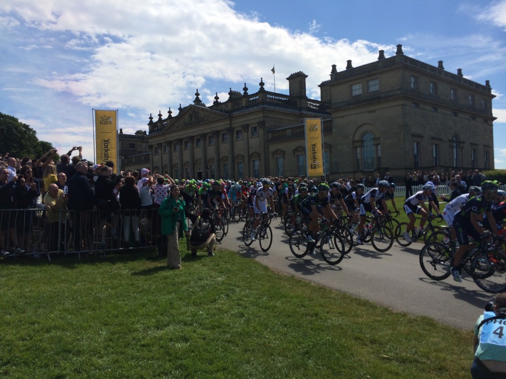 Harewood House in Yorkshire hosted Le Grand Depart
