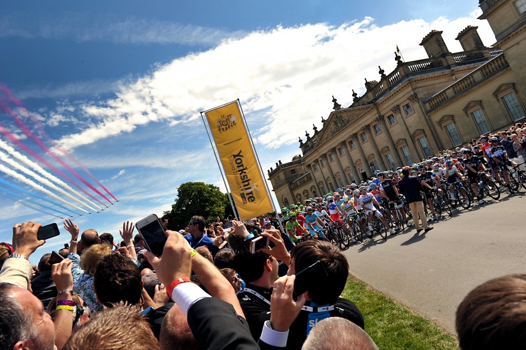 Harewood House at the start of the 2014 Grand Depart