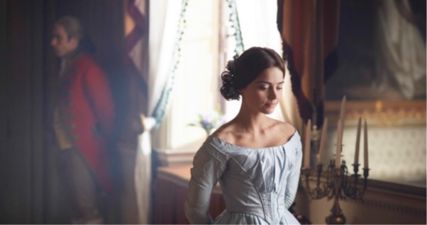 Victoria on ITV was filmed at Harewood and includes Jenna Coleman
