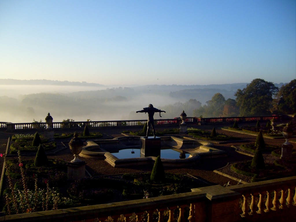 Harewood House in Yorkshire has a Terrace with sculpture
