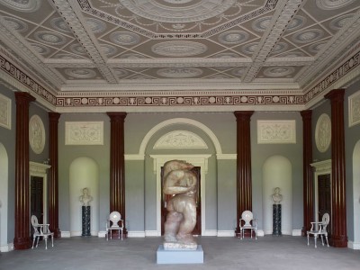 The Entrance Hall at Harewood House in Yorkshire