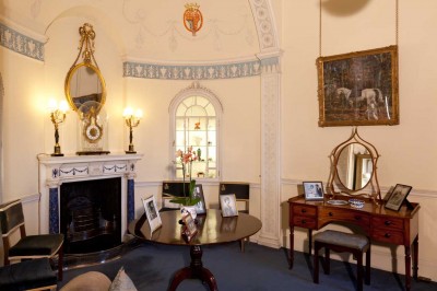 This room has a very intimate feel. Princess Mary's personal collections give visitors an insight into who she was.