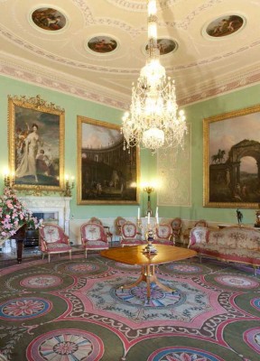 Enjoy the Music Room in Harewood House in Yorkshire