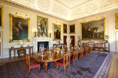 This grand dining room was renovated by Victorian matriarch Lady Louisa. Working with Charles Barry she made adjustments to many parts of the House you see today.