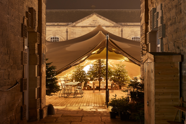 Courtyard Christmas Private Hire. Harewood House Leeds