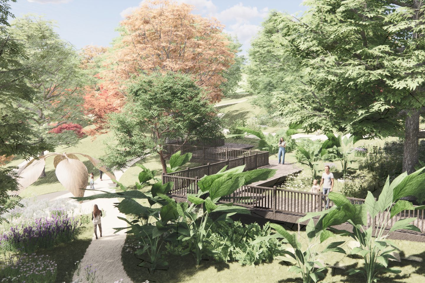 Artist Impression for South Garden